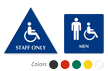 Accessible Pictogram & Men Pictogram