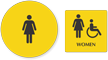 Accessible Women Pictogram Sign