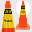 Caution Precaucion Cone Collar