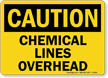 Caution: Chemical Lines Overhead