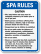 Connecticut Spa Rules Sign