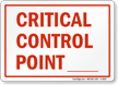 Critical Control Point     