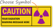 Caution Radiation Sign