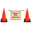 Custom Cone Bar Sign with Your Art