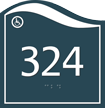 Room Number Sign