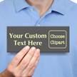 Personalized Glow Braille Sign