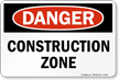 Construction Zone Sign