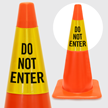 Do Not Enter Cone Collar