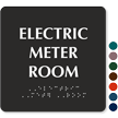 Electric Meter Room TactileTouch Braille Sign