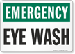 Emergency Eye Wash Sign