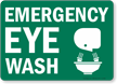 Emergency Eye Wash Sign