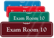 Exam Room 10 ShowCase Wall Sign