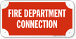 Fire Department Connection Sign