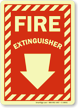 Fire Extinguisher Glow Sign