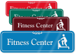 Fitness Center ShowCase Wall Sign