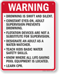 Florida Warning Pool Sign