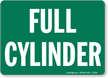 Full Cylinder Sign