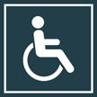 Handicap Symbol Door Sign