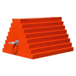 General Purpose Ribbed Urethane Wheel Chock