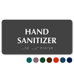 Hand Sanitizer TactileTouch Braille Sign