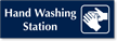Hand Washing Station Engraved Sign
