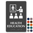 Health Education TactileTouch Braille Sign