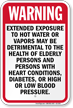 Nevada Hot Water Exposure Pool Sign