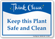 Keep This Plant Safe And Clean Sign