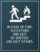 In Case of Fire Sign