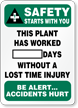 Safety Starts With You. Sign