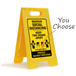 Maintain Social Distancing Keep 2 Desks Apart FloorBoss Sign