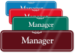 Manager Sign