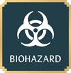 Biohazard, with Graphic and Braille