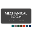 Mechanical Room Tactile Touch Braille Sign