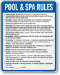 Minnesota Pool And Spa Rules Sign
