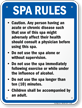 Missouri Spa Rules Sign
