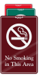 No Smoking In This Area Sign