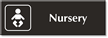 Nursery Engraved Hospital Sign with Baby Symbol