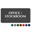 Braille Tactile Touch Office Stockroom Sign