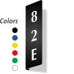 Create Own Two Sided L Shaped Engraved Aisle Sign