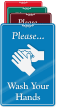 Please Wash Your Hands ShowCase Wall Sign