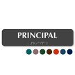 Principal Tactile Touch Braille Sign