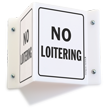 No Loitering Sign