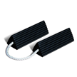 Rubber Aviation Wheel Chocks, Roped Pair