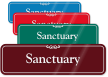 Sanctuary Sign