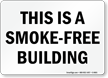 Smoke Free Building Sign