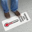 Temperature Check Required for Entry with Thermometer
