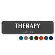 Therapy Room Sign with Braille for office