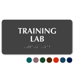 Training Lab Tactile Touch Braille Sign