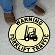 Forklift Glow In The Dark Floor Sign